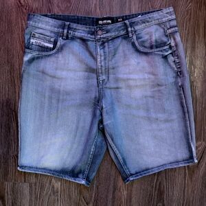 Ecko Unlimited Men's Light Blue Denim Shorts